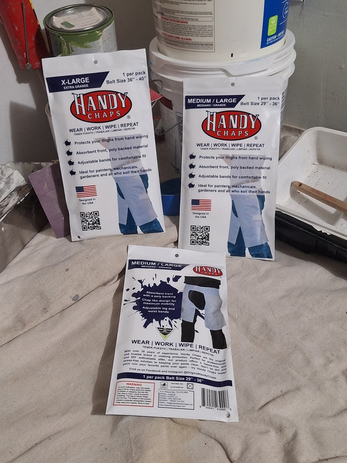 Handy Chaps - X-Large Belt Size 36"- 40"